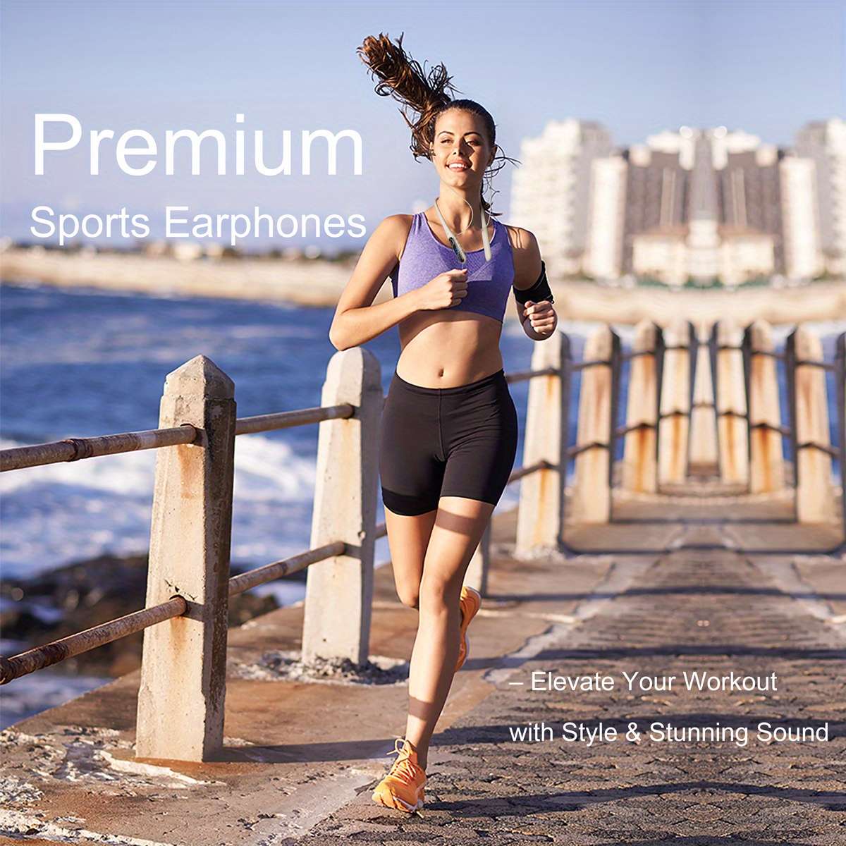 Rechargeable Wireless Earbuds Headphones Headset