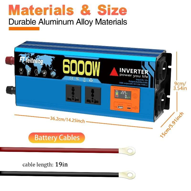 Inverter Model 12V220V 600W