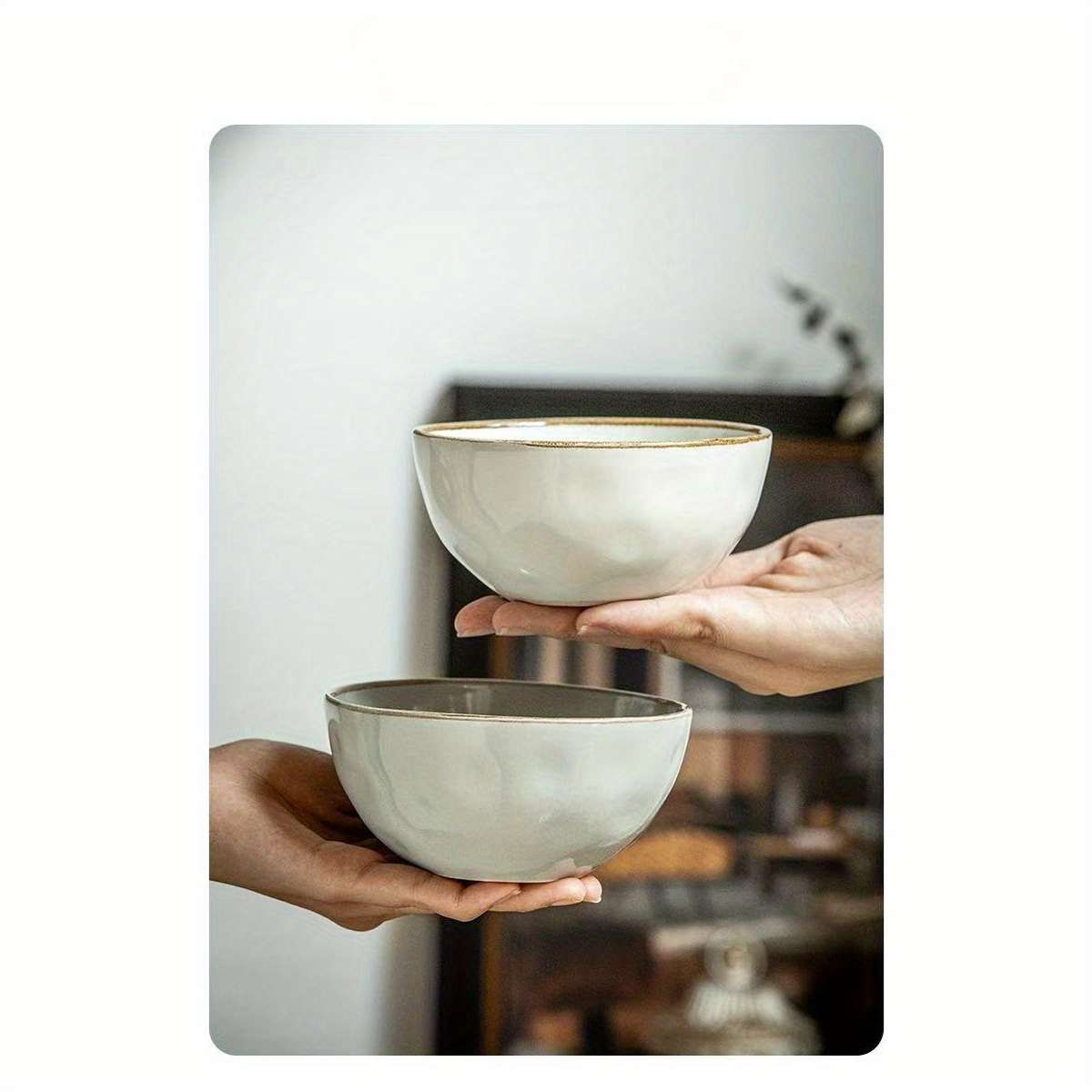 Bowl Color Water Ripple Light Yellow
