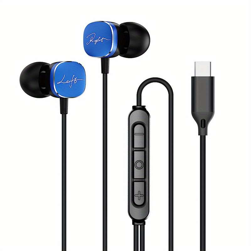 Wired Headphones Blue Size 3.5Mm