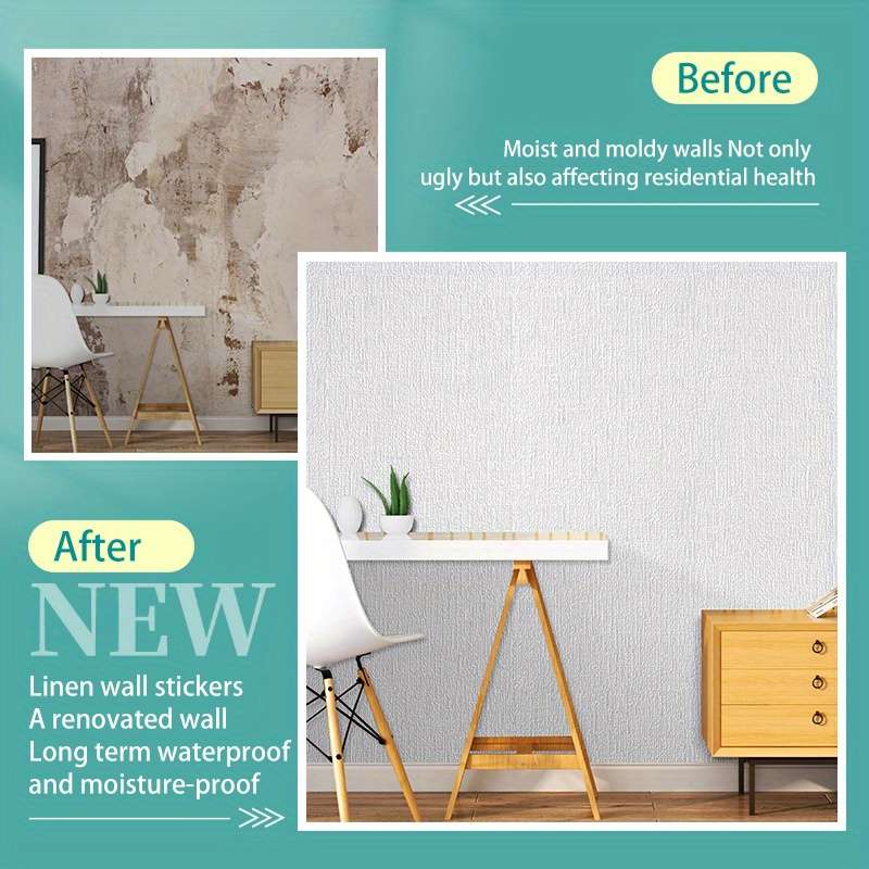 Wall Stickers Size 50.04*500.0Cmpure White Quantity6 Rolls