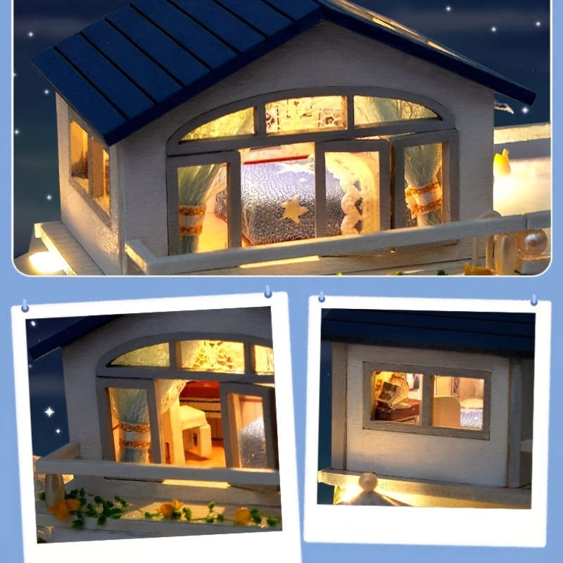 3D Building Model Puzzle Set Color Style1