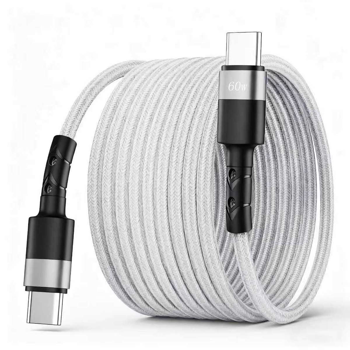 Charging Cable Color White Size200Cm 6.6Ft 78.7Inch