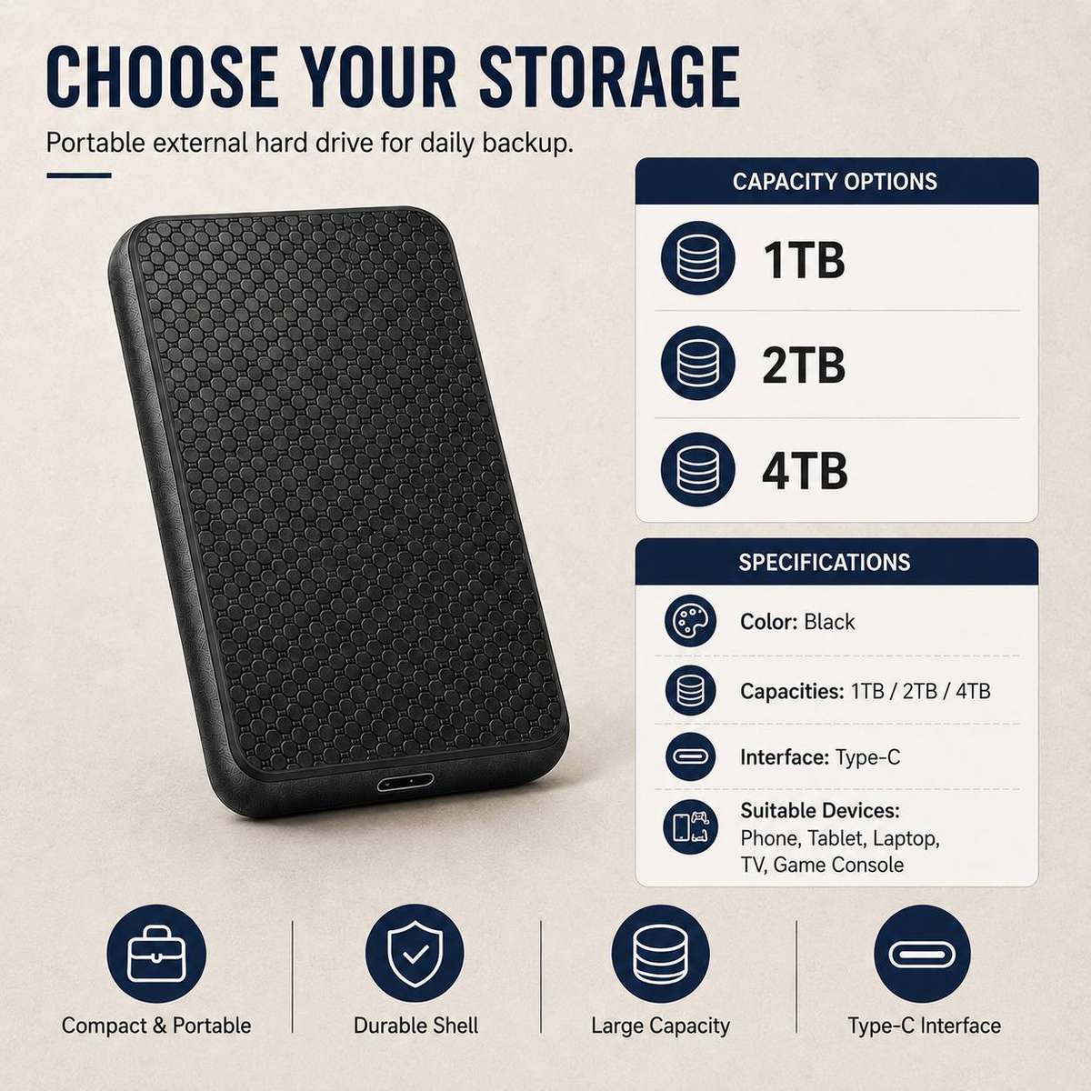 Usb Flash Drive Storage 2Tb