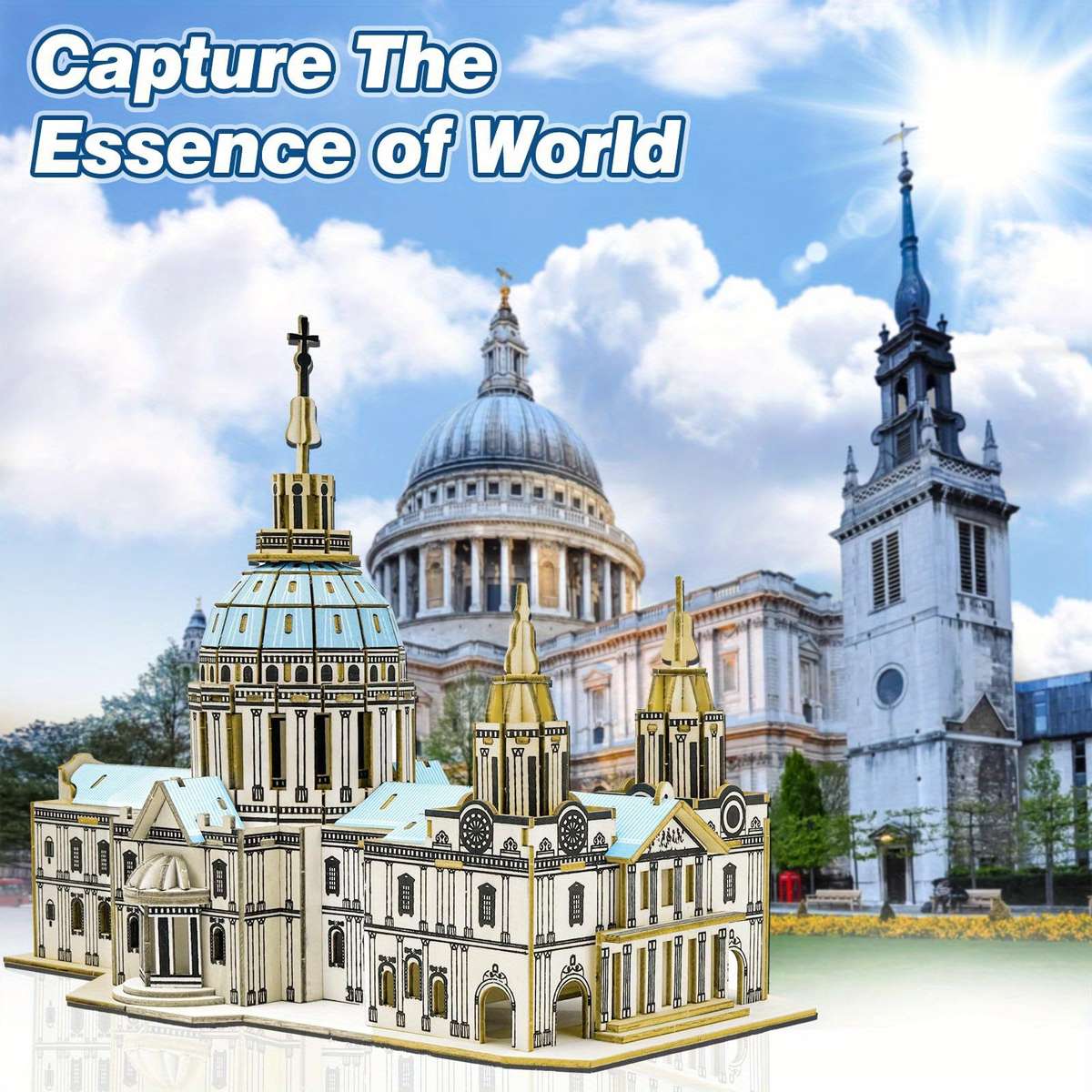 3D Building Model Puzzle Set Color A 1