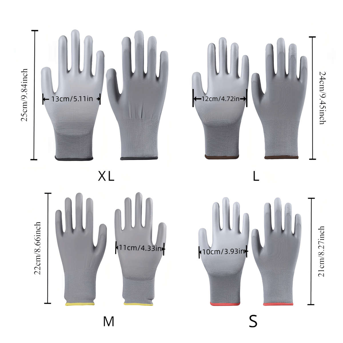 Work Gloves Color Xxl Quantity2Pcs1Pair