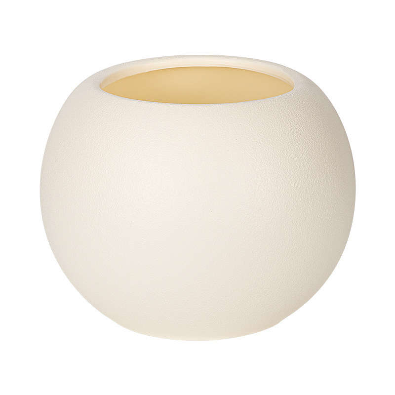 Flowerpot Color White Stylec5113 23X18Cm