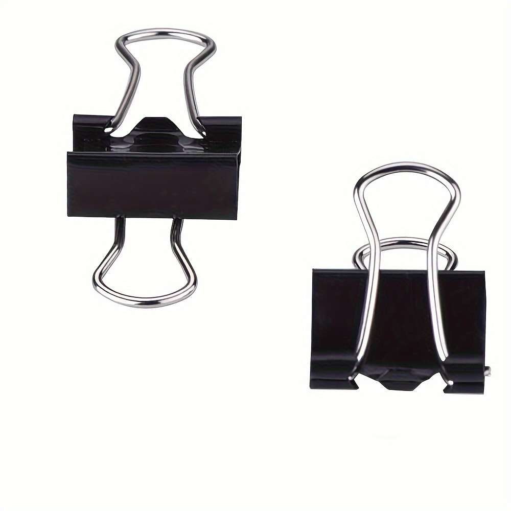 Clip Black Long Tail Clips 25Mm 30 Pieces