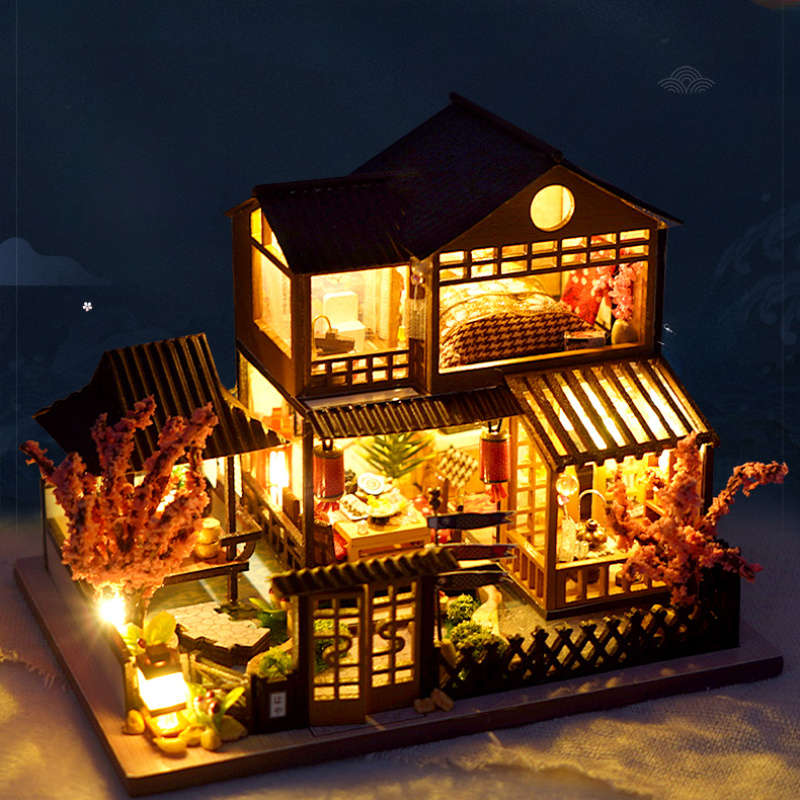3D Building Model Puzzle Set Color Mixed Color