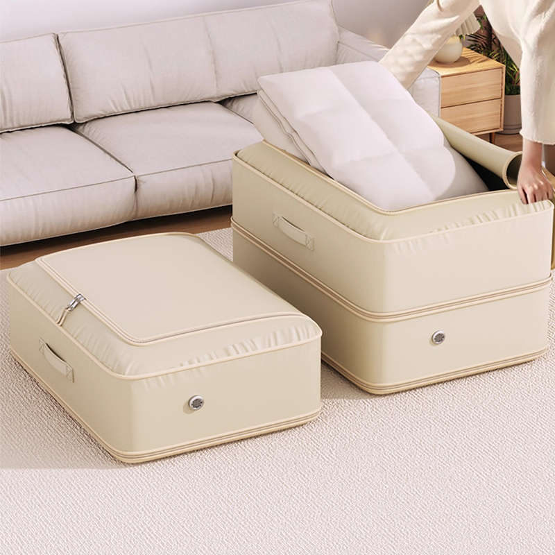 2Pcs Compressible Organizer Totes Garment 2 Pcs Size Diamond Lattice