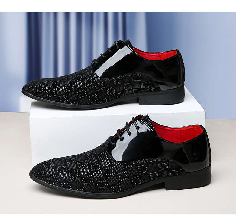 Mens Leather Shoes Color Red Sizeuk 8