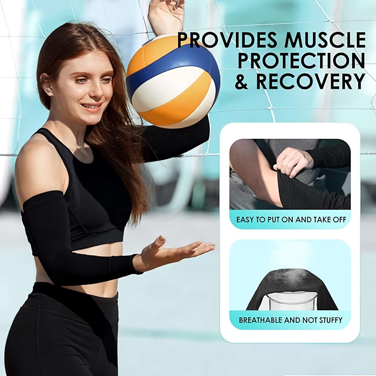 Sunscreen Sleeves Color 1 Pair Black 1 Pair White 1 Pair Gray
