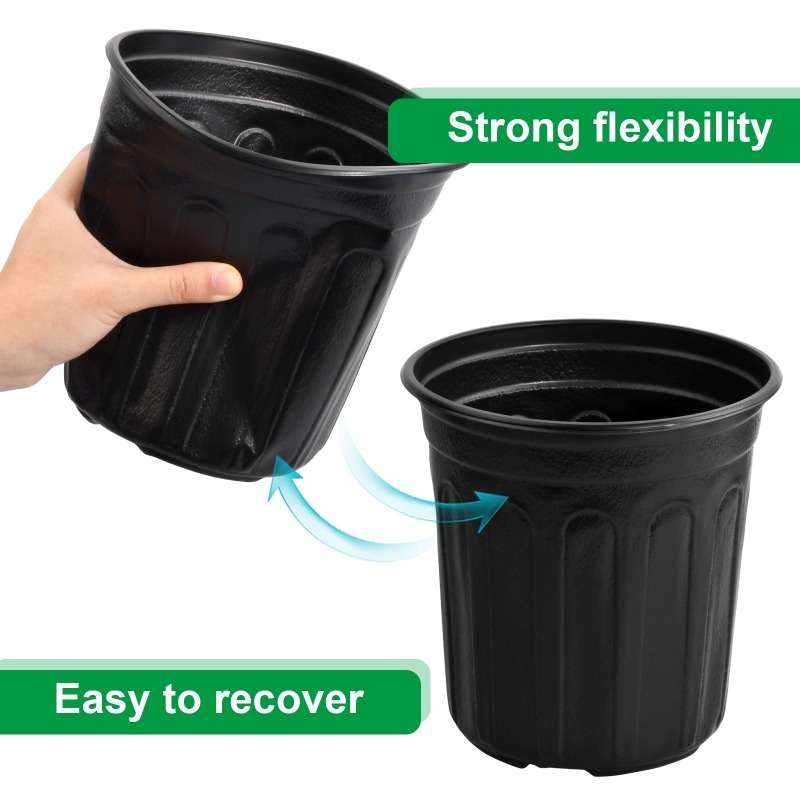 Flowerpot Color Ink Black Quantity5Pcs