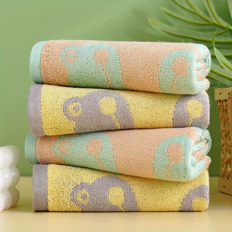Towel Color Orange  Yellow Quantity2Pcs