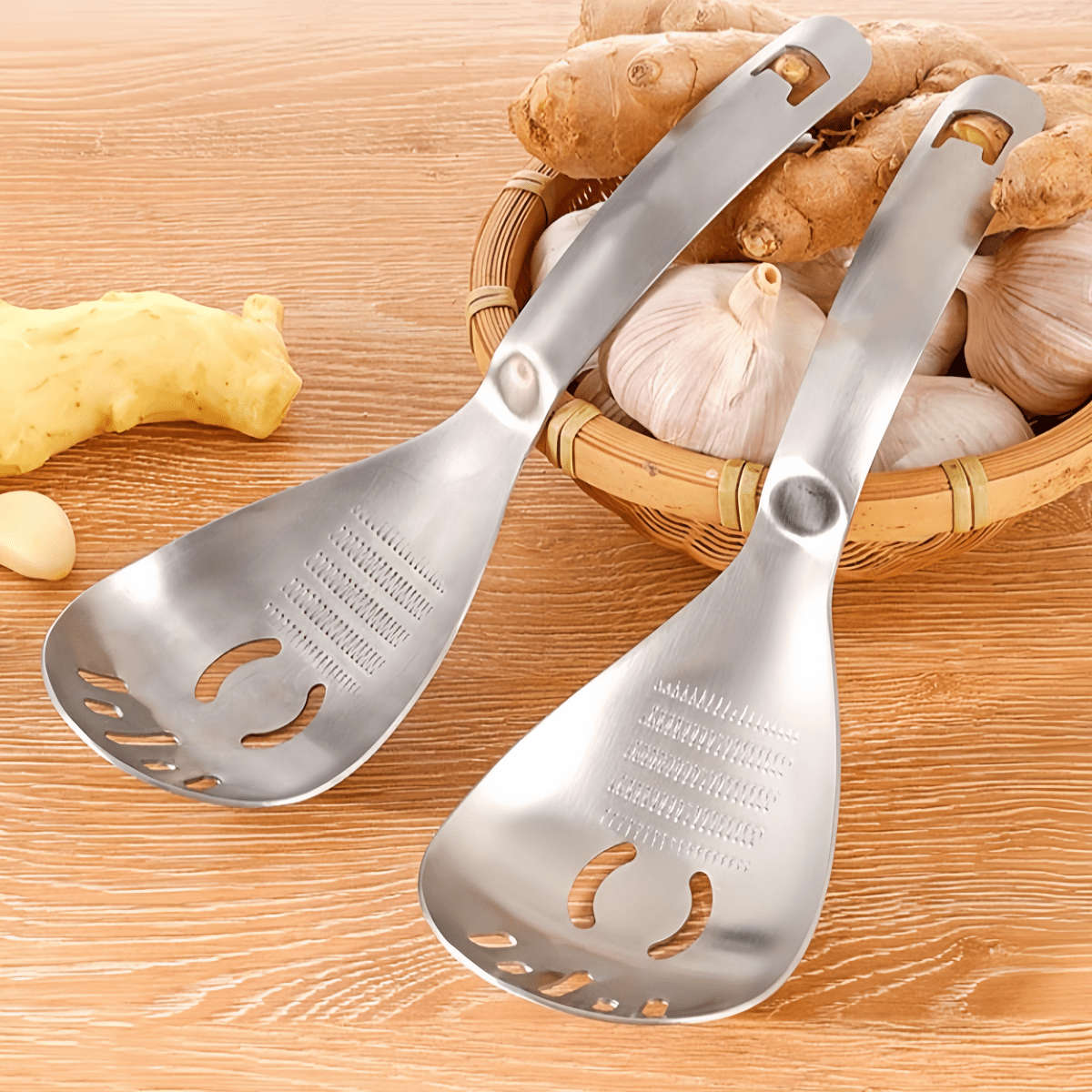 Kitchenware Items Multifunctional Ginger Grinder Strainer