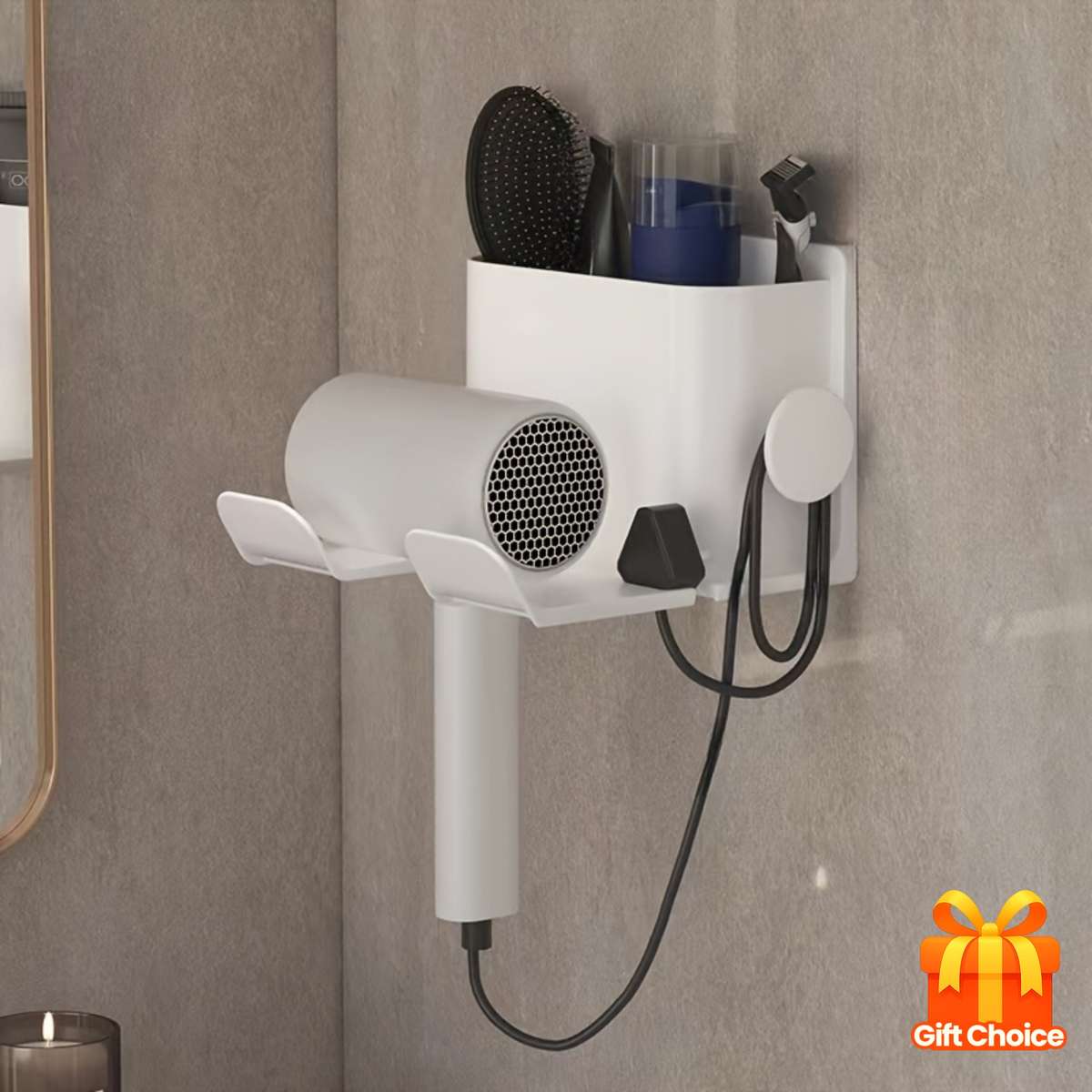 Bathroom Storage Rack Color White