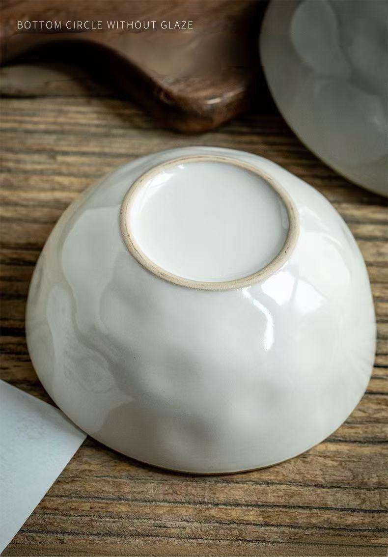 Bowl Color Water Ripple Light Yellow