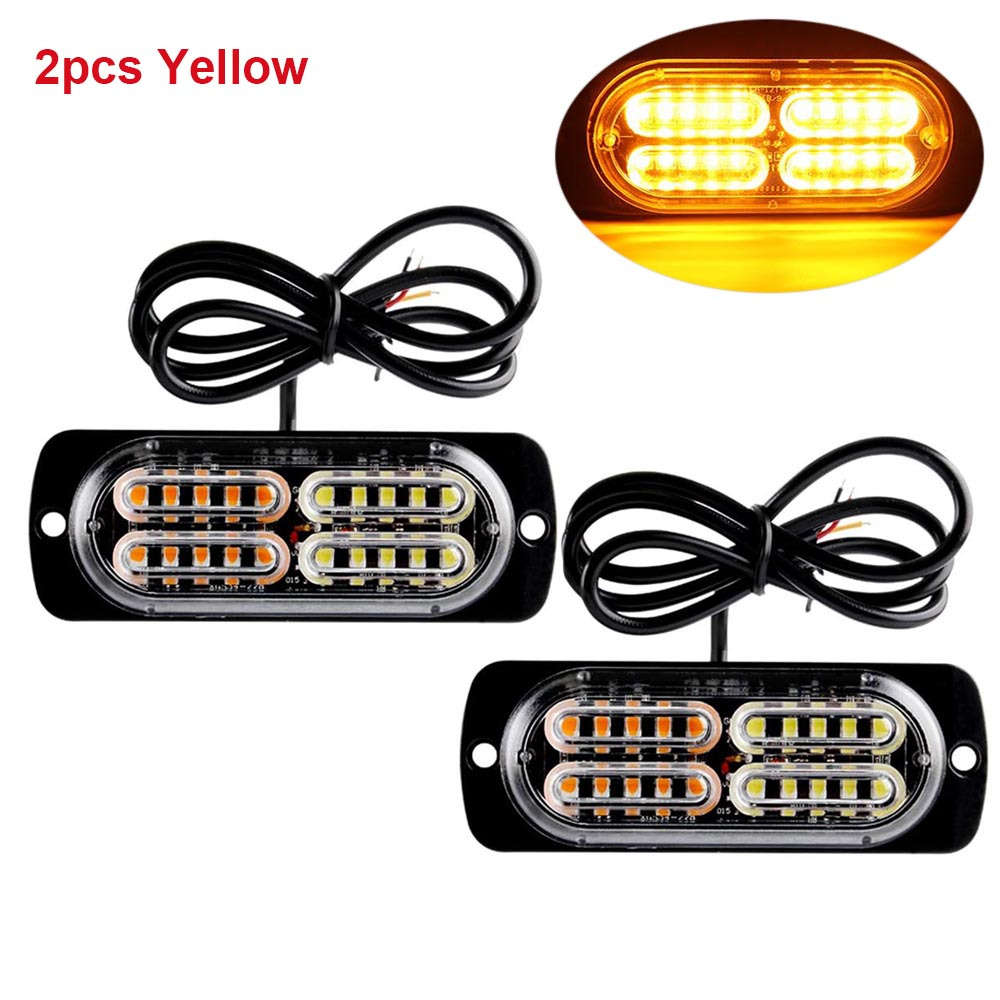 Car Lights Color 2Pcs Yellow