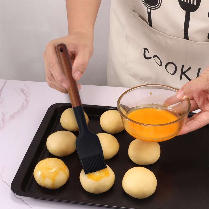 Baking Brush Color Blackwooden Handle Large Oil Brush