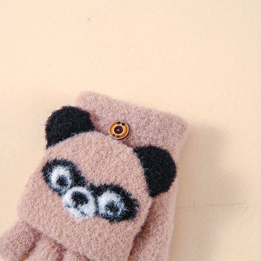 Winter Gloves Color Coffee Size 3 To 6Y
