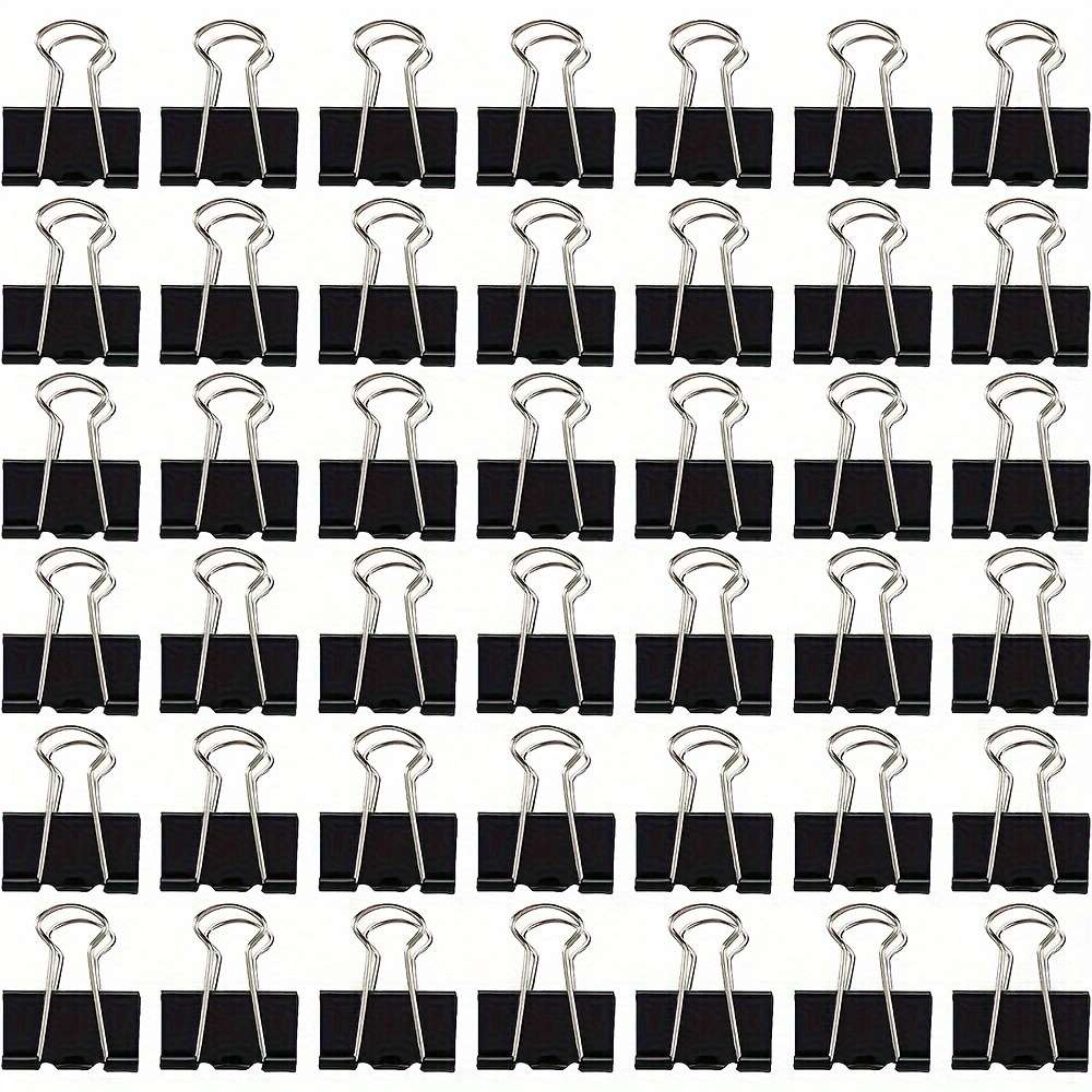 Clip Black Long Tail Clips 25Mm 30 Pieces