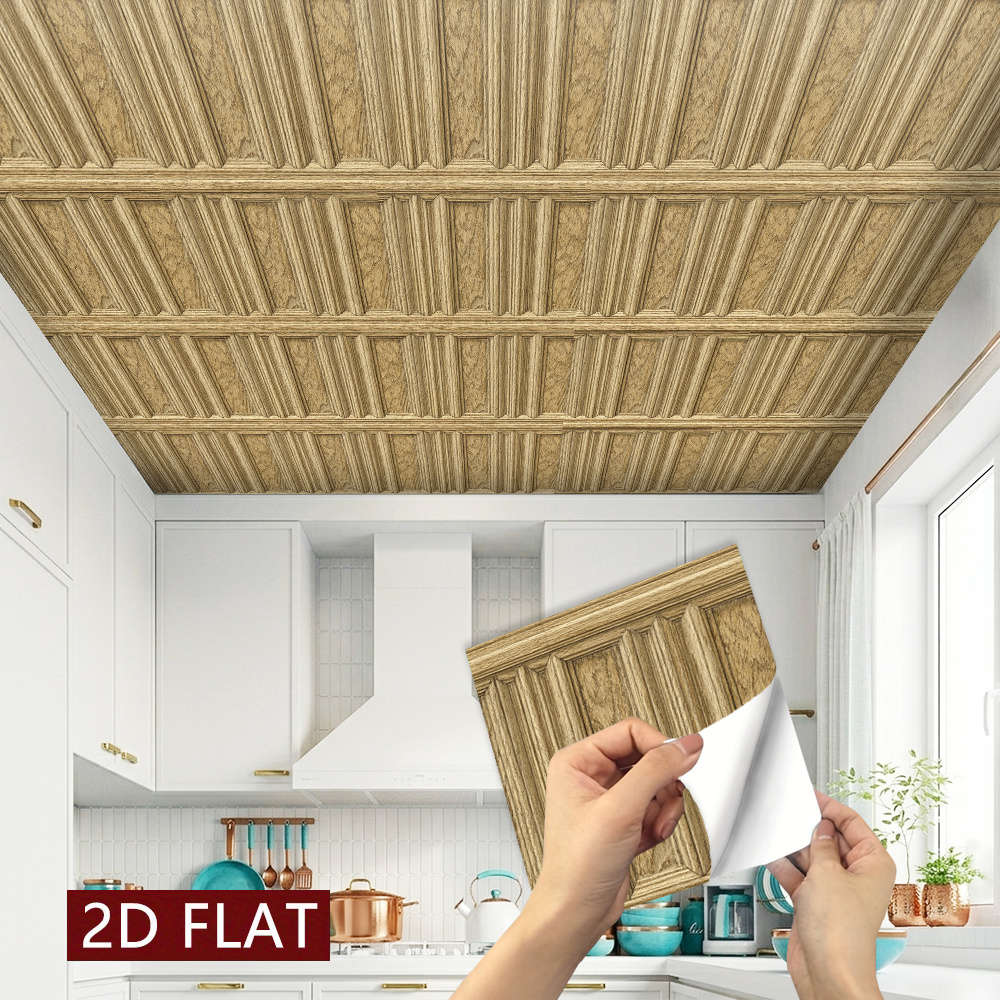 Self Adhesive Floor Stickers 5.91X5.91Inch15X15Cm 12Pcs