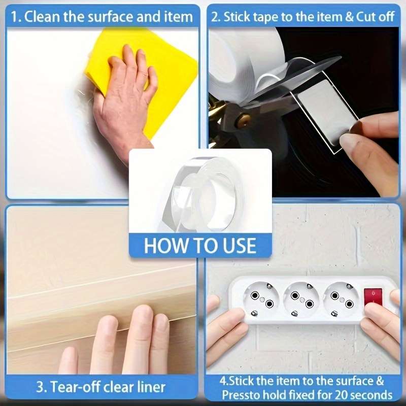 Doublesided Tape Color Transparent