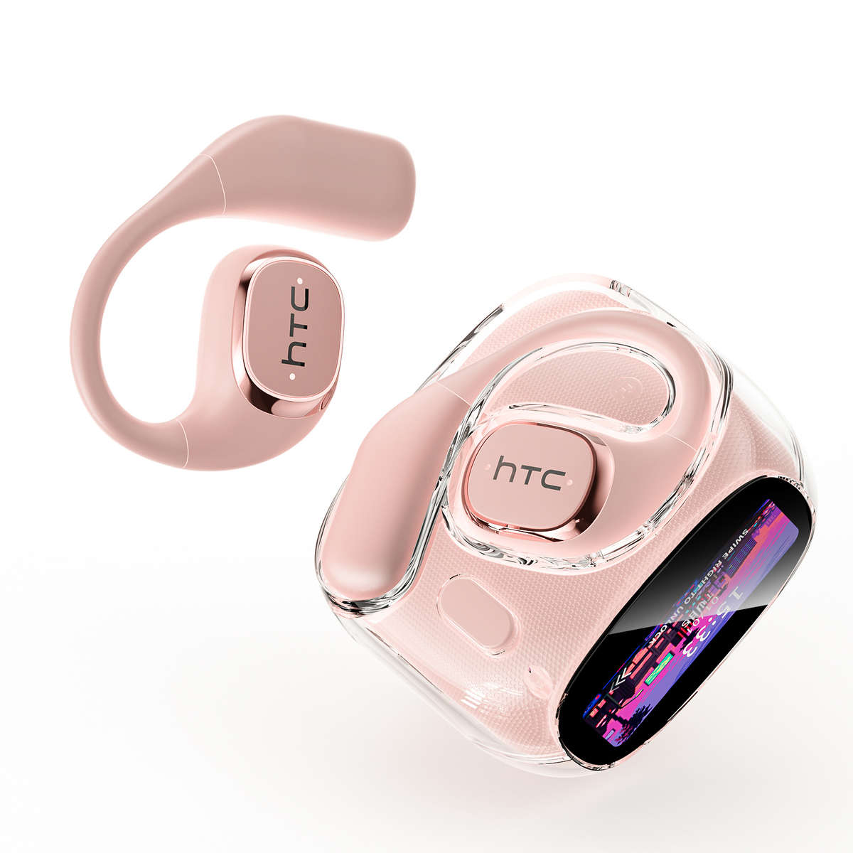 Headset 2 Beige Earphones  Earphone Case  Global Real Time Translation