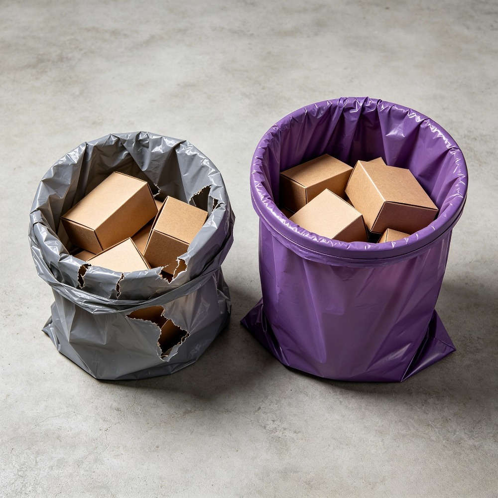 Trash Bag5 Rollspurple 100 Pcs
