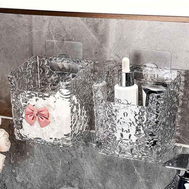 Bathroom Storage Rack Color 2 Glacier Pattern Ribbon Bows