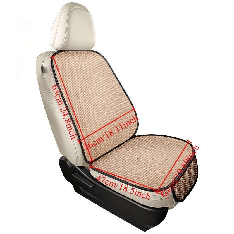 Car Seat Cushion 4 Pieces Gray 2 Seat Cushions  2 Back Cushions
