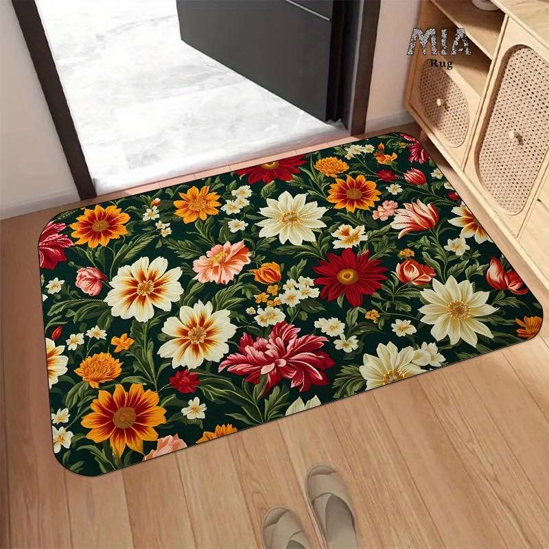 Floor Mats Color Green Size 40X60Cm