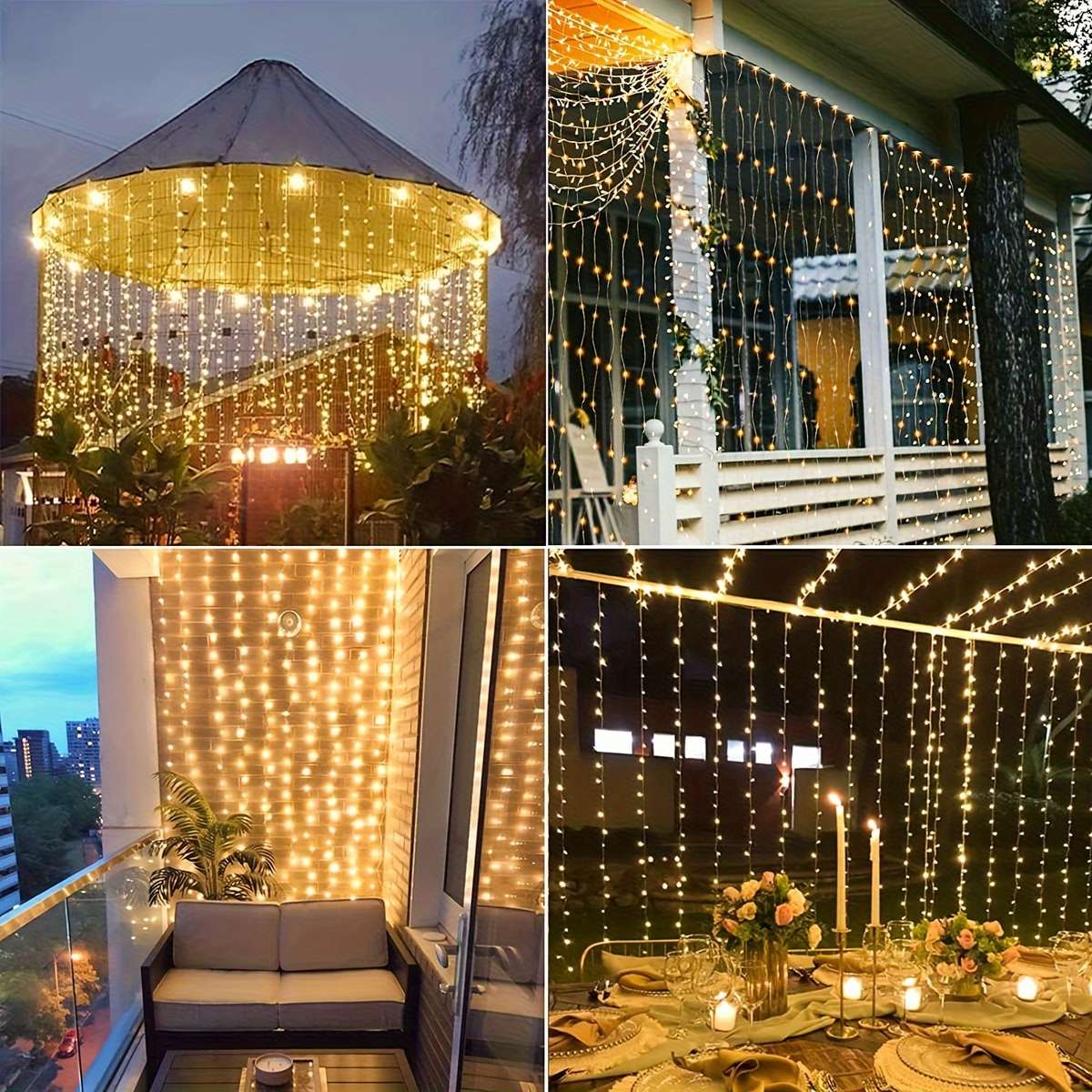 200 Led Solar Powe Fairy Lights Color 2M