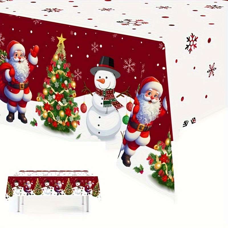 Christmas Tablecloth Color Mixed Color Quantity 2Pcs
