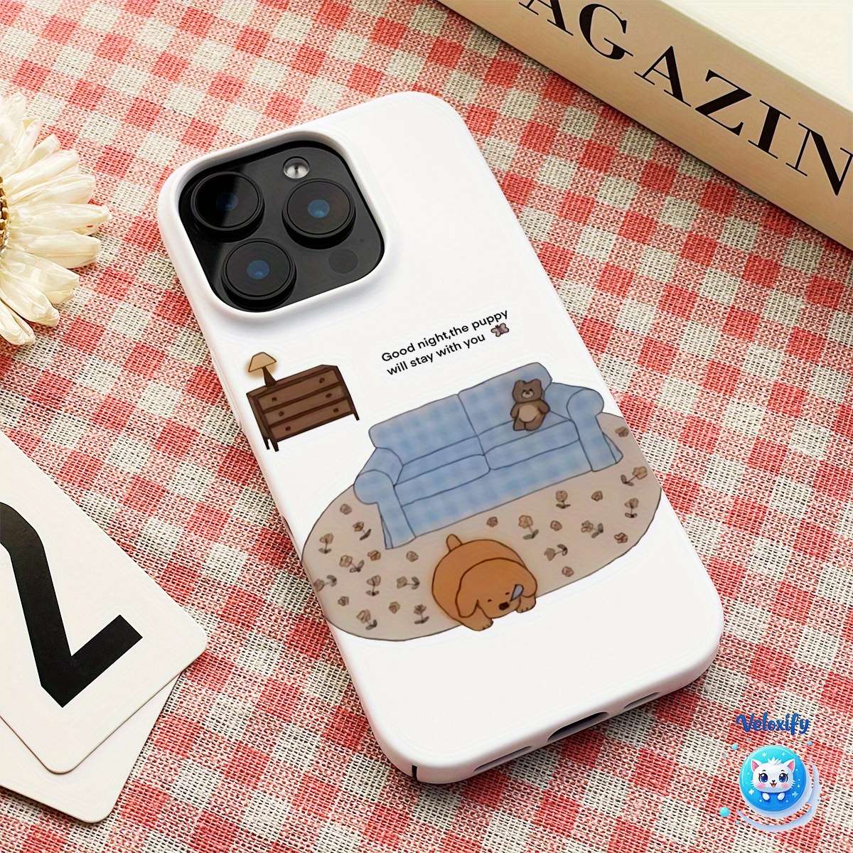 1Pc Mixed Color For iPhone 12 Mini Dog Design Phone Case