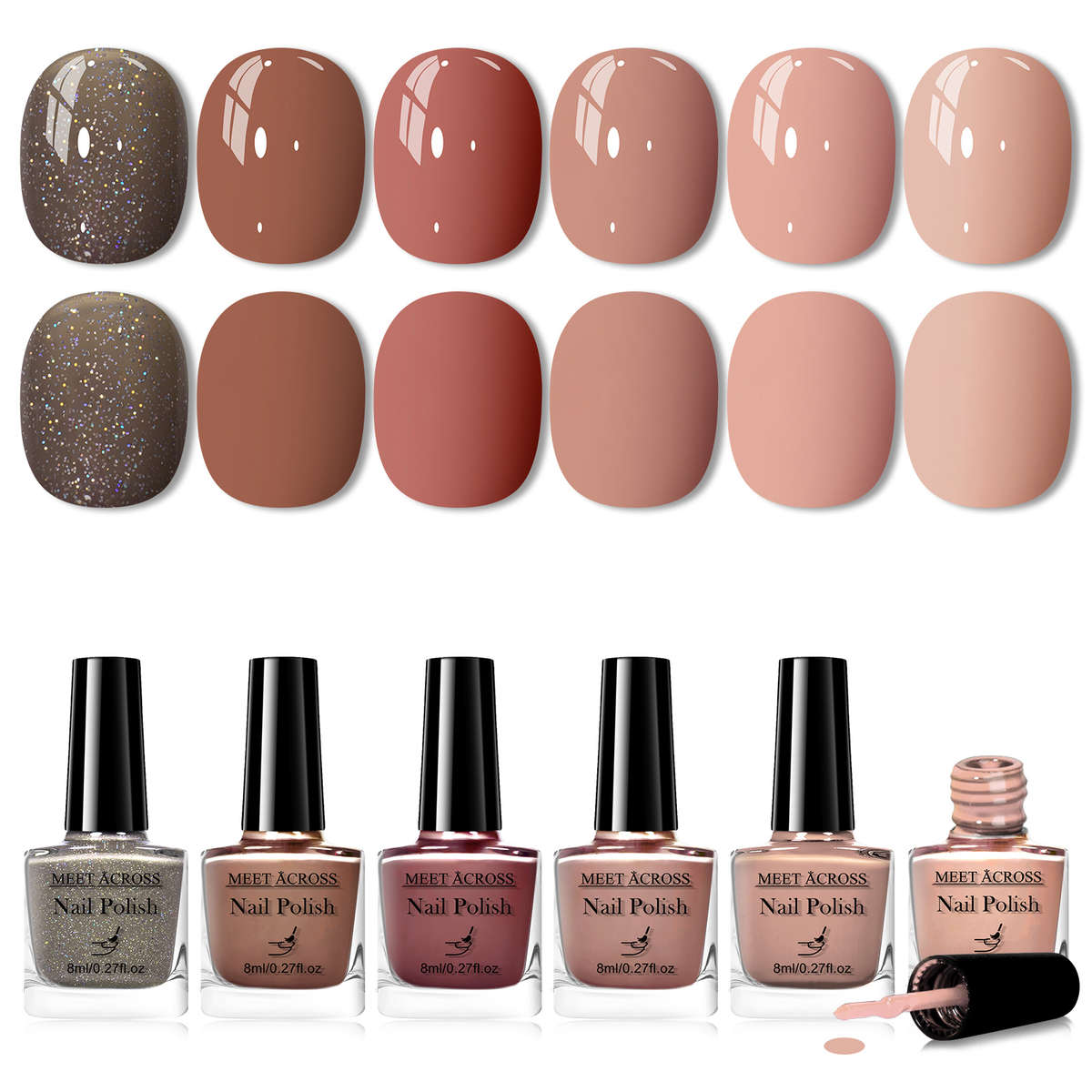 Nail Polish Color 6Pcsset