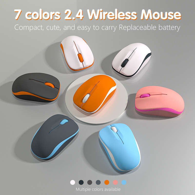 Mouse Color Gray Orange