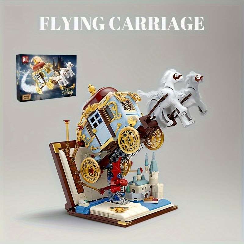 3D Building Model Puzzle Set Color Dk 7050