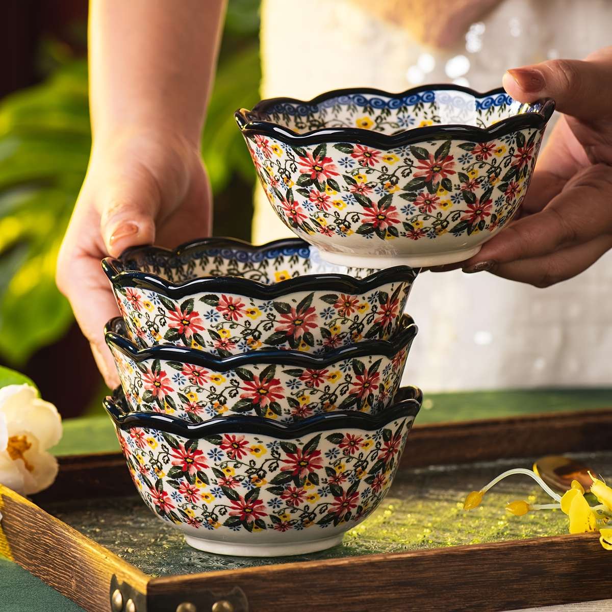 Bowl Model Daisy Quantity6Pcs