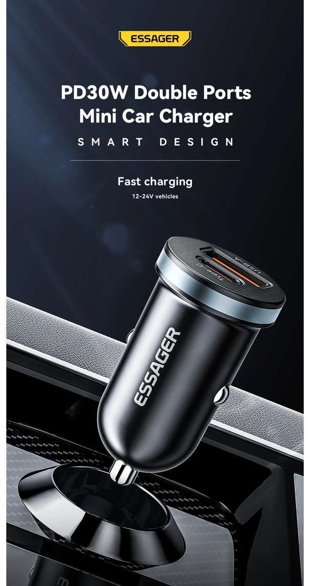 Charger Color Black 30W A To C