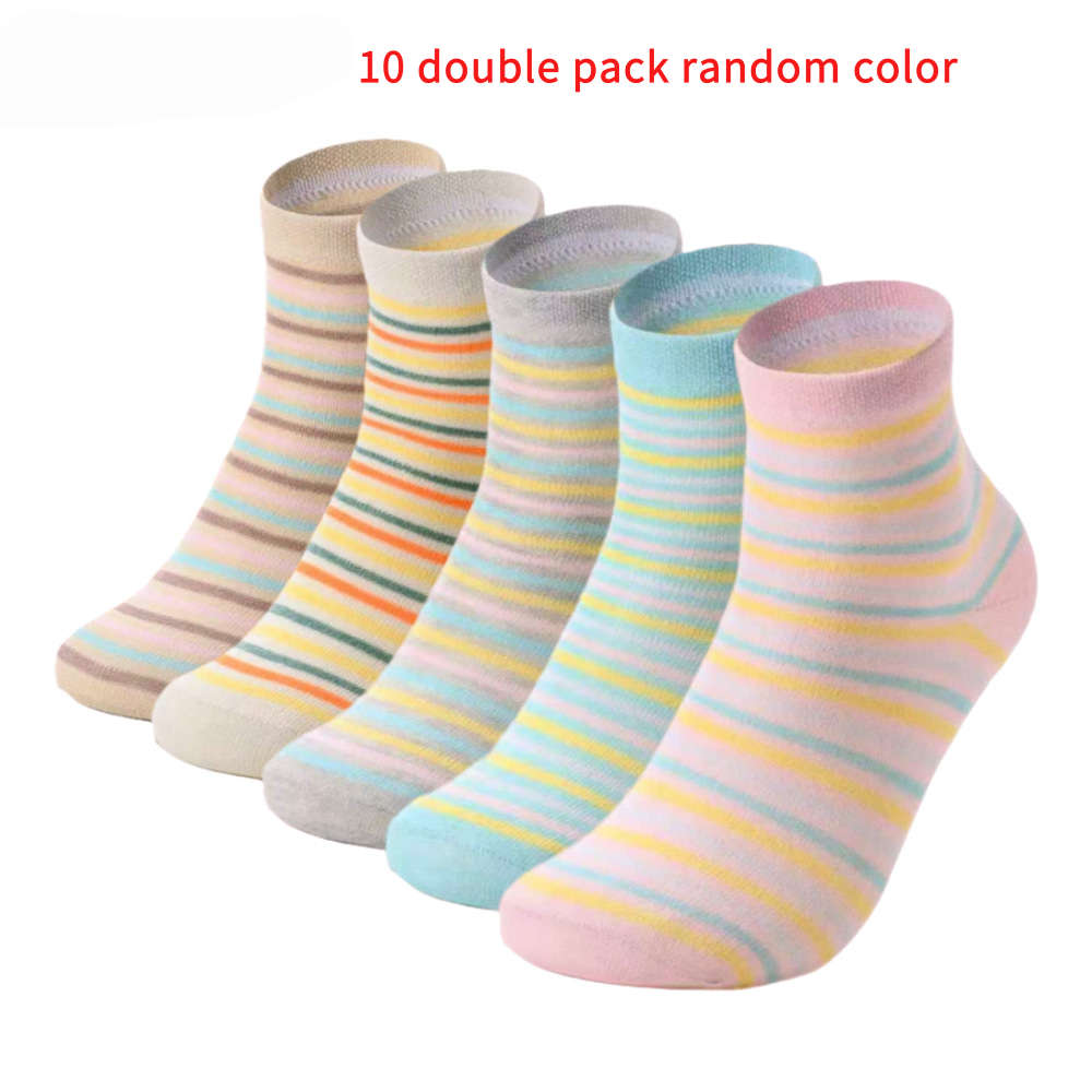 Women S Socks Color 10 Pairs Mixed And Matched Size Onesize