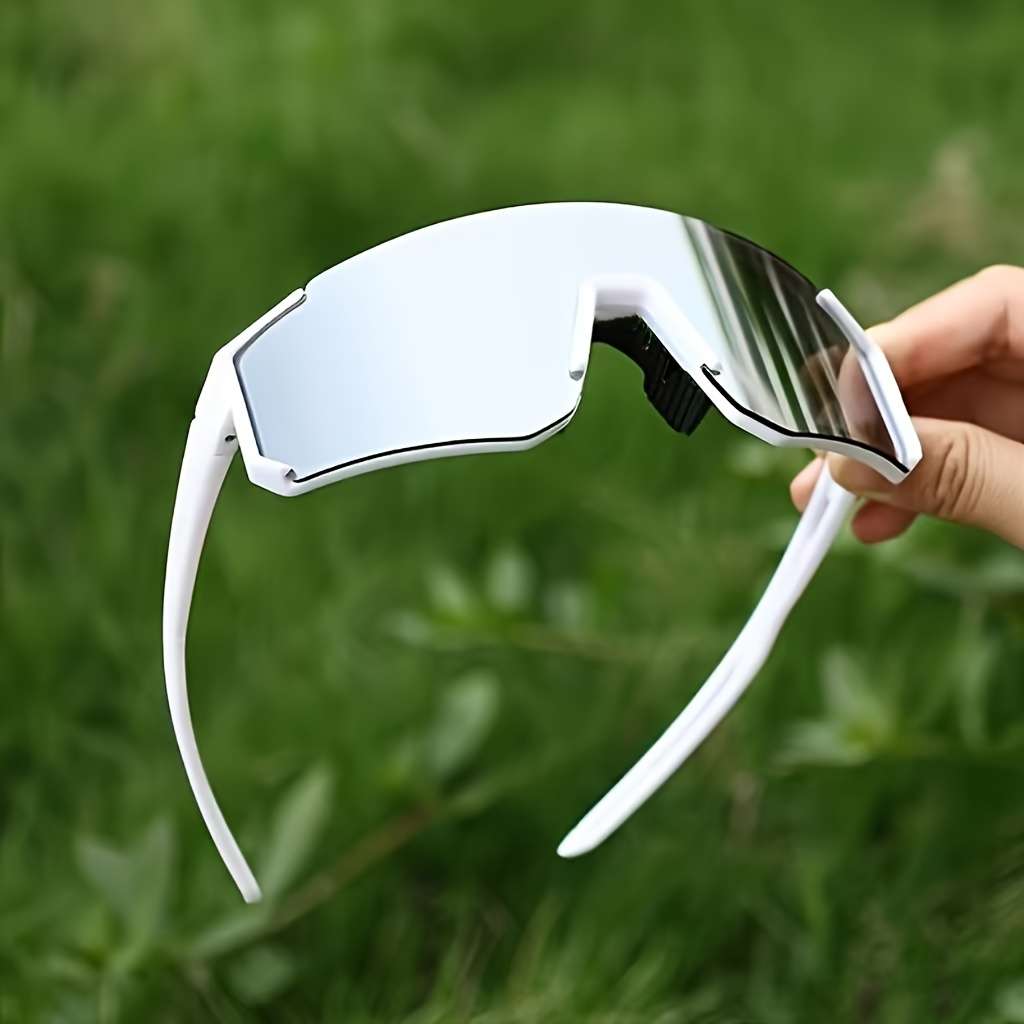 Cycling Glasses Color White Frame White Mercury