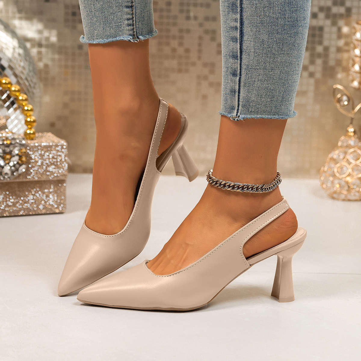 Women S High Heels Color Black Sizeuk 2.5