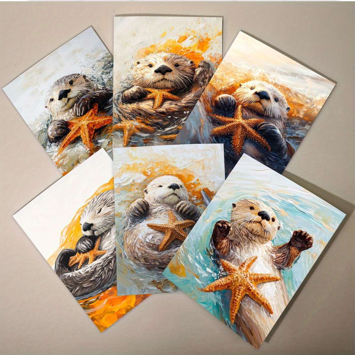 Greeting Cards Quantity 6Pcs