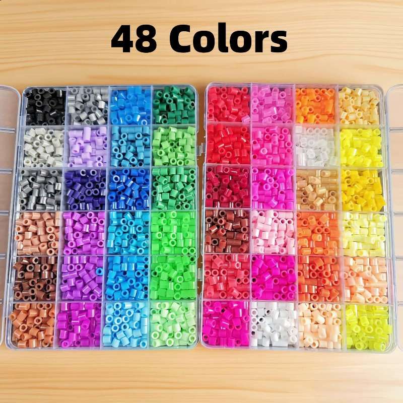 Perler Bead Set 48 Colors Melting Beads