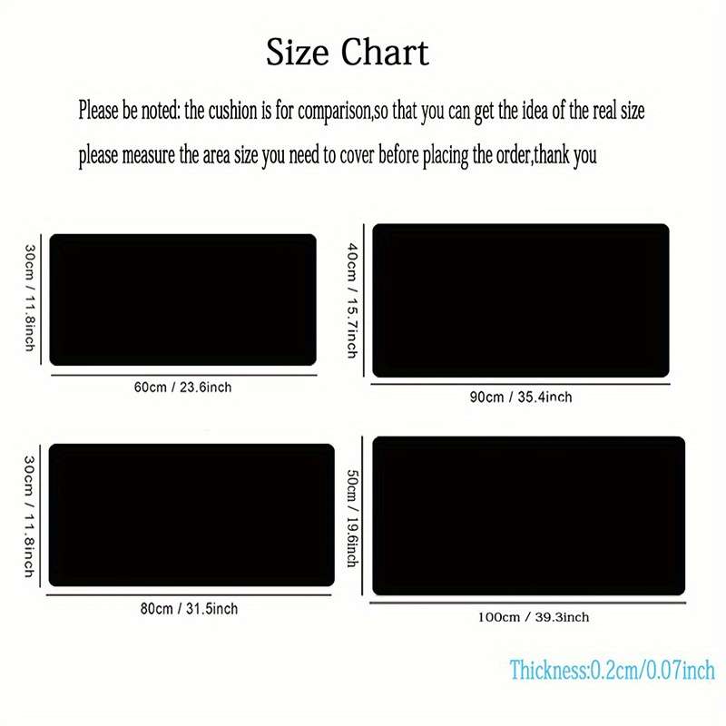 Mouse Pad Size 40Cm X 90Cm 15.7" X 35.4"