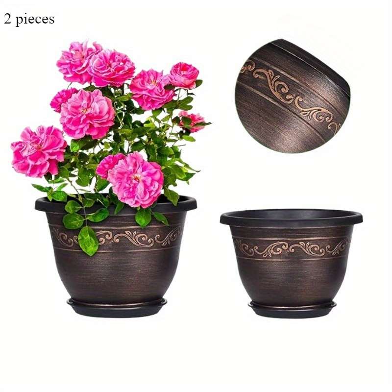 Flowerpot Color 6 Flower Pots  Add  6 Saucers