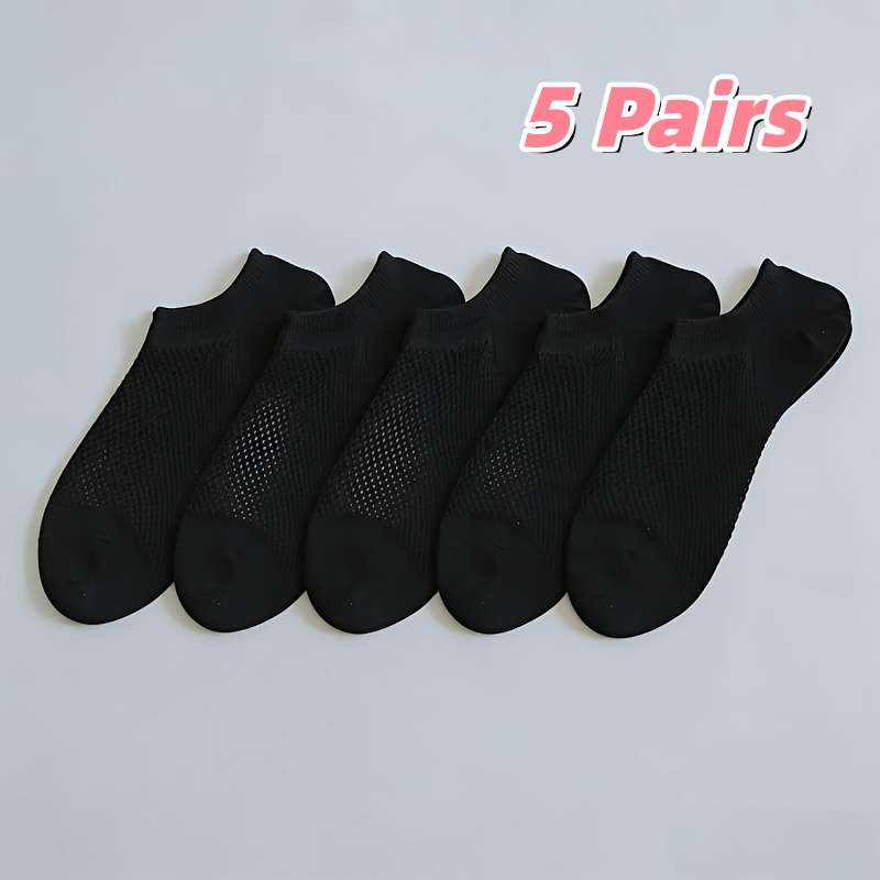 Women S Socks Color Black **5 Pairs Pack Size Onesize