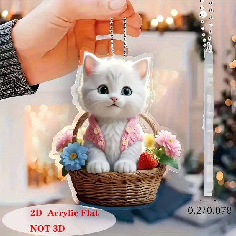 Keychain Ornament Material Acrylic