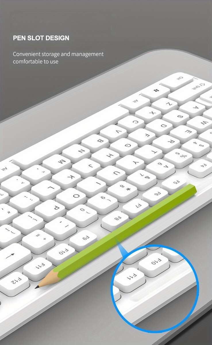 keyboard color White